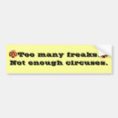 Search for tent bumper stickers Circus