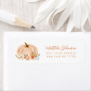 Search for pumpkin return address labels Elegant