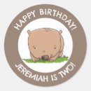 Search for wombat stickers Australia