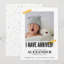 Search for arrival invitations Baby