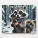 Search for raccoons mouse mats Forest animals