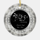 Search for 25th wedding anniversary christmas tree decorations Twenty fifth