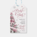 Search for christmas pink gift tags Bow