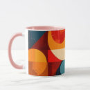 Search for red abstract drinkware Retro