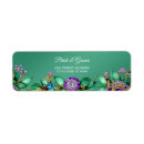 Search for green leaves return address labels Stylish