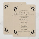 Search for kraft bridal shower invitations Chic