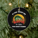Search for fishing rod christmas tree decorations Funny