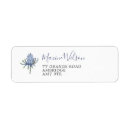 Search for thistle flower return address labels Scottish