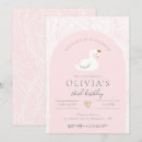 Search for swan birthday invitations Swan princess party