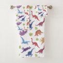 Search for dinosaur bath towels Triceratops