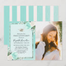 Search for teal and silver invitations Turquoise