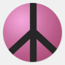 Search for peace sign stickers Black