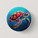 Search for water animal badges Watercolor