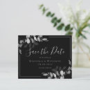 Search for black silver save date invitations Script