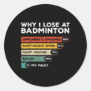 Search for shuttlecock stickers Racquet