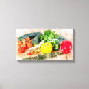 Search for vegetables canvas prints Watercolor