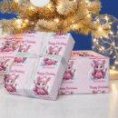Search for mouse christmas wrapping paper Pink