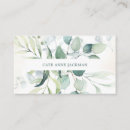 Search for eucalyptus business cards Elegant
