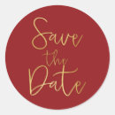 Search for red and gold foil stickers Typography