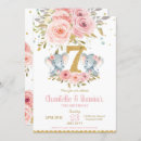 Search for girls 7th birthday invitations Whimsical