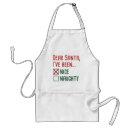 Search for naughty christmas aprons Good