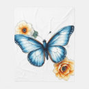 Search for blue butterfly blankets Nature