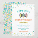 Search for lets chill party invitations Popsicles