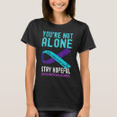 Search for purple and teal tshirts Someone