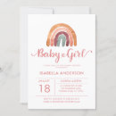 Search for boho rainbow baby girl shower invitations Earthy
