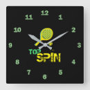 Search for tennis racket clocks Yellow