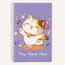 Search for kawaii cat notebooks Japanese