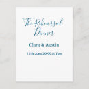 Search for rehearsal dinner postcards The night before
