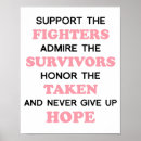 Search for breast cancer hope posters Support