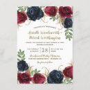 Search for rustic burgundy invitations Marsala