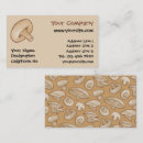 Search for mushroom business cards Food