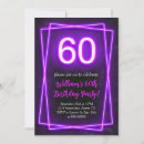 Search for black light birthday invitations Milestone