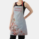 Search for old fashion aprons Red
