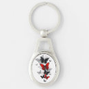 Search for oval keychain key rings Butterfly
