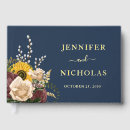 Search for navy blue and sunflower wedding guest books Sunflowers