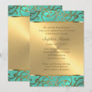 Search for aqua quinceanera invitations Elegant