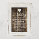 Search for wood frame wedding invitations Rustic