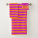 Search for orange stripes bath towels Pattern