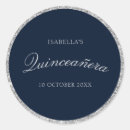 Search for silver quinceanera stickers Quinceañera