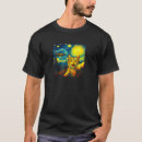 Search for starry night cat tshirts Funny