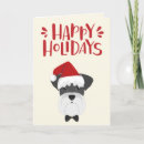 Search for schnauzer christmas cards Animal