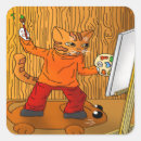 Search for painter square stickers Easel