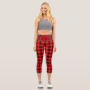 Search for black and red plaid leggings Check pattern
