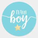 Search for team blue pink stickers Gender reveal baby shower