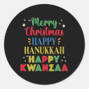 Search for happy kwanzaa stickers Dabbing santa claus