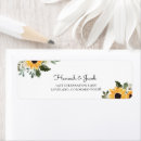 Search for sunflowers rustic return address labels Greenery